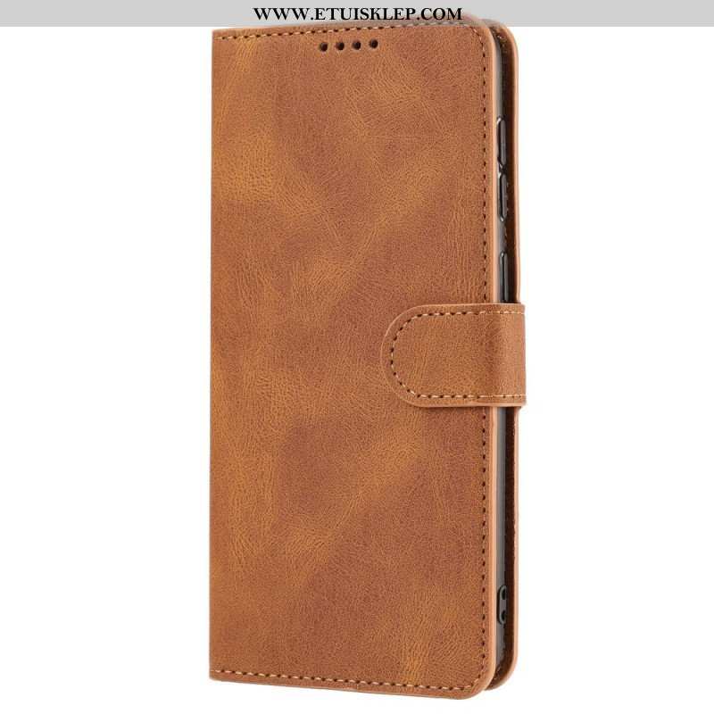 Etui Folio do Poco X4 Pro 5G Skórzany Styl Z Paskiem